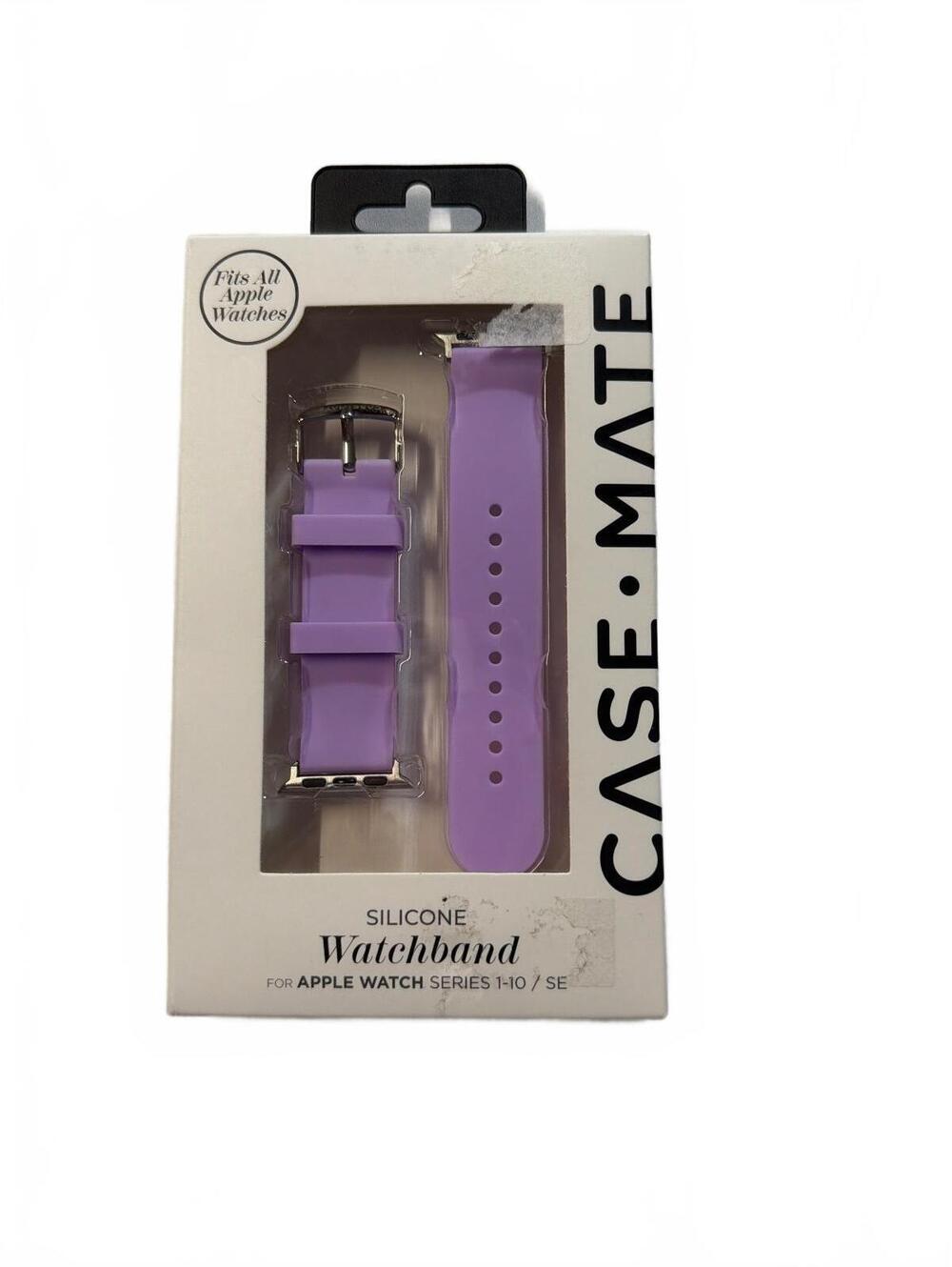 Silicone Watchband Apple Smart Watch Series 1-10 and SE - CASE MATE Purple